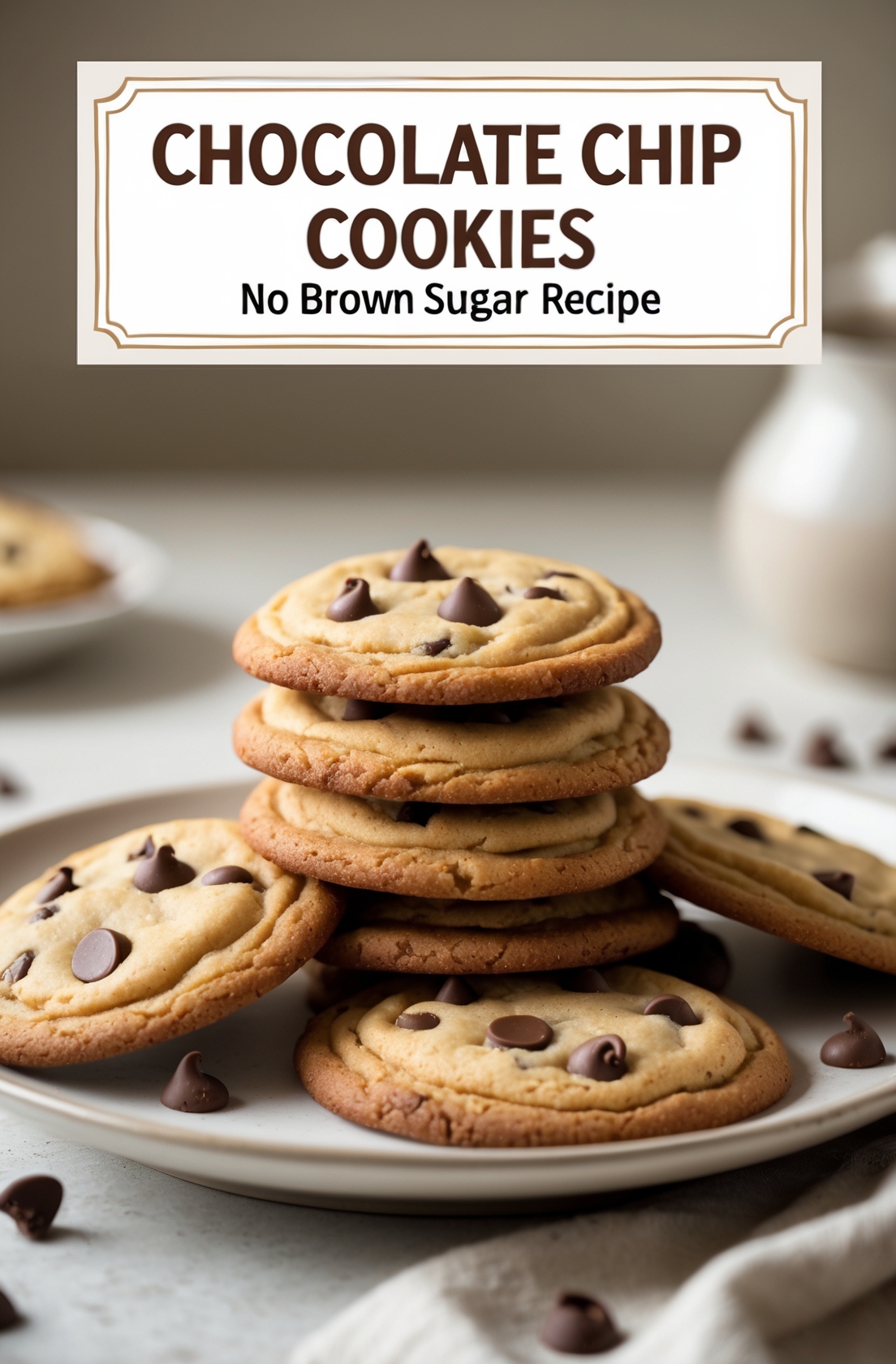 chocolate chip cookies with no brown sugar