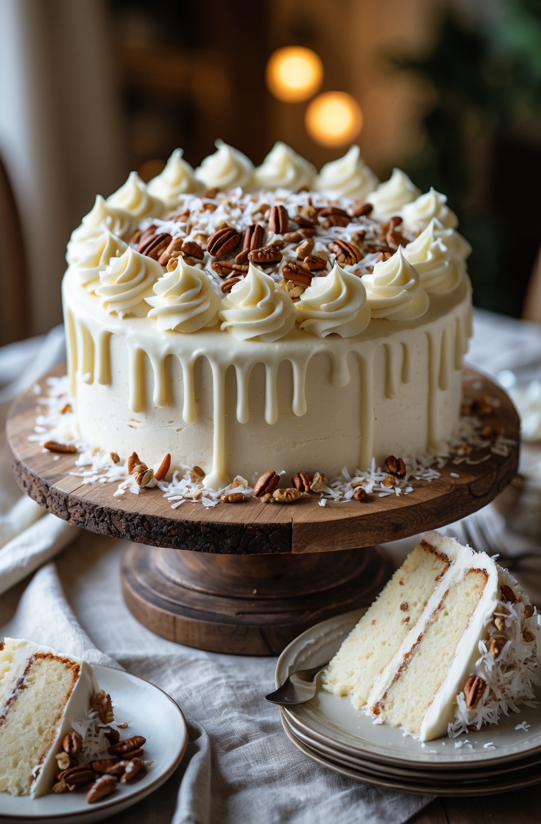 White Chocolate German Cake Recipe - A Rich and Creamy Delight 7 step 6 8