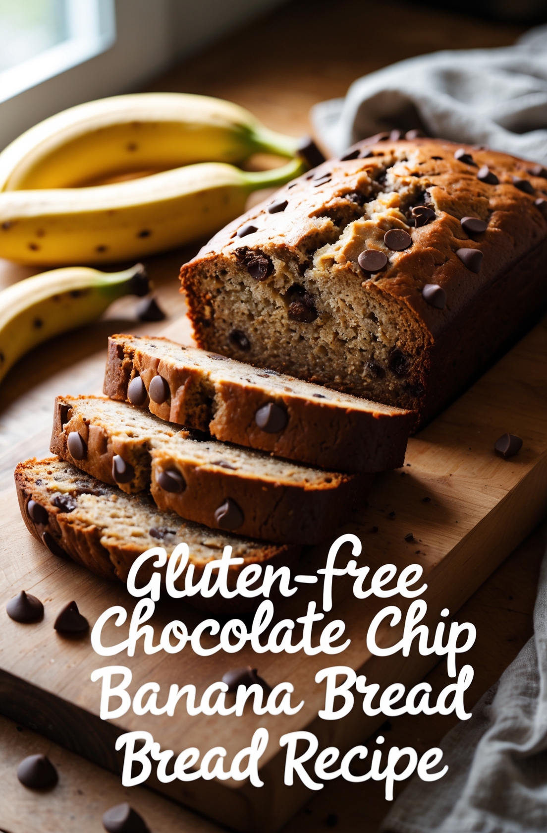 Gluten Free Chocolate Chip Banana Bread Recipe