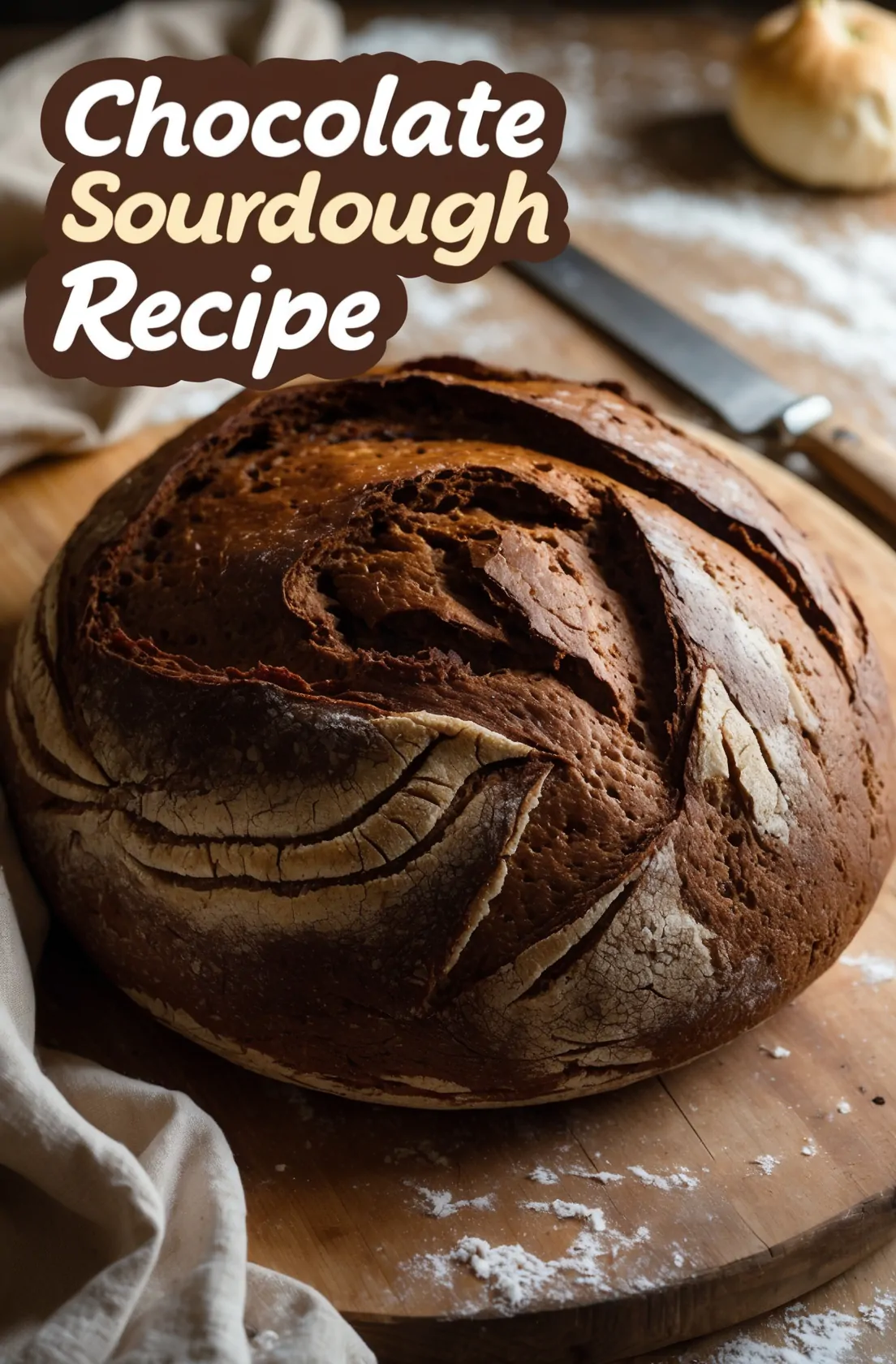 Chocolate Sourdough Bread Recipe – A Soft, Chewy, and Chocolatey Delight 1 chocolate sourdough bread recipe
