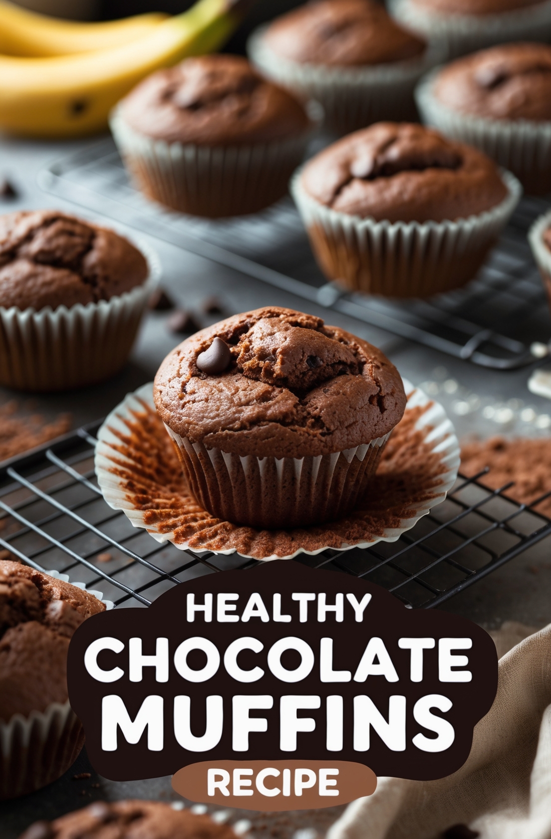 healthy chocolate muffins recipe