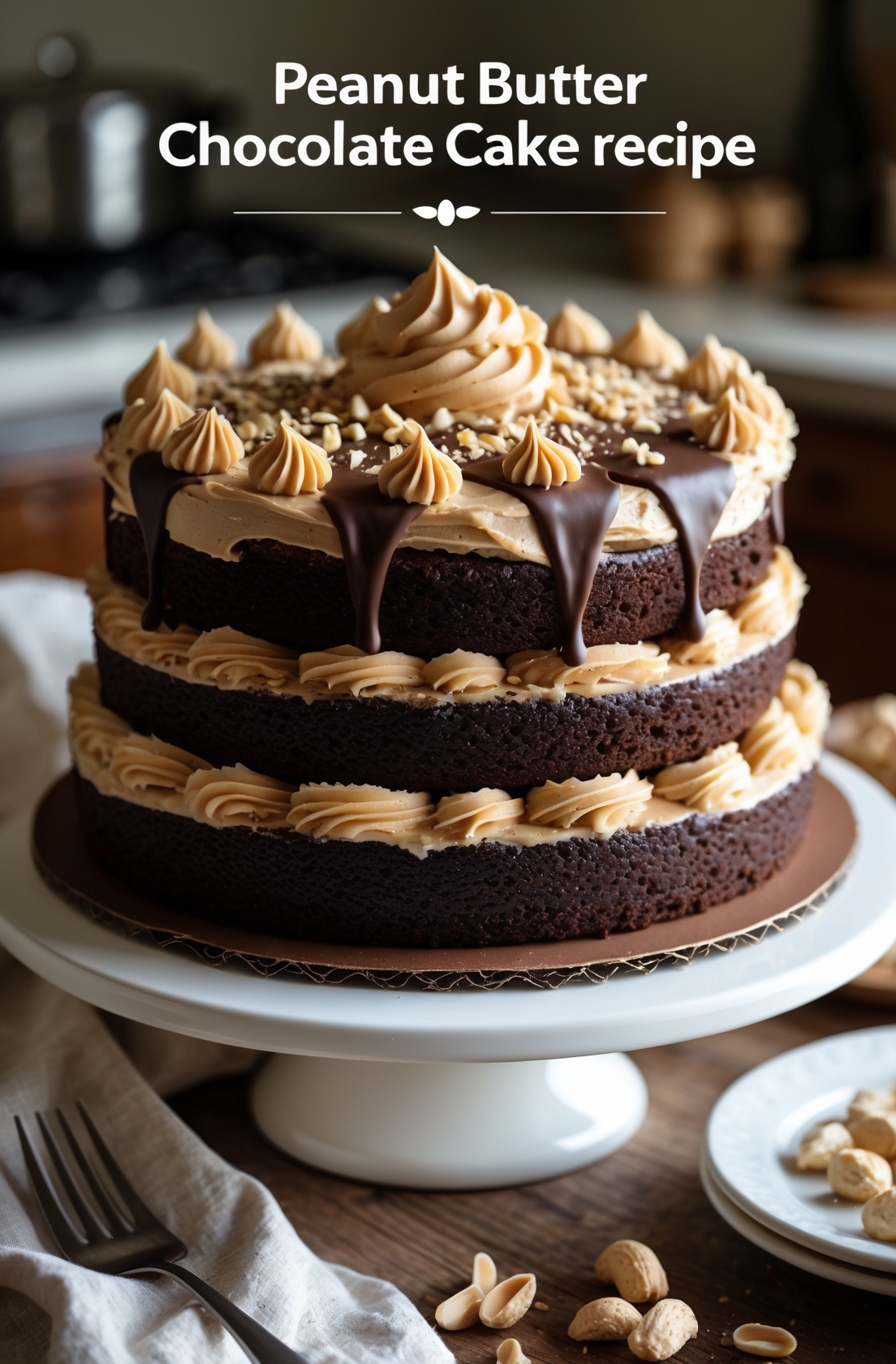 Peanut Butter Chocolate Cake Recipe – Rich, Sweet, and Perfect for Sharing 1 peanut butter chocolate cake recipe