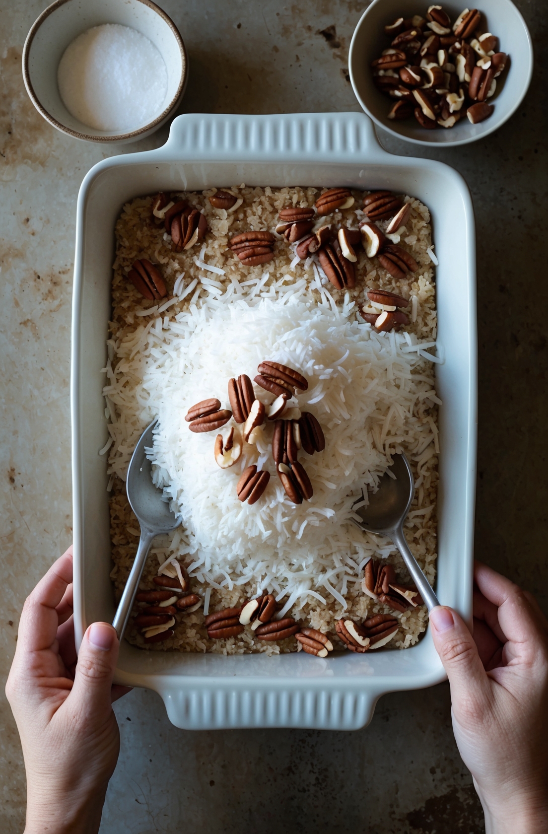 German Chocolate Dump Cake Recipe – Easy, Gooey, and Full of Flavor 3 step 2 1