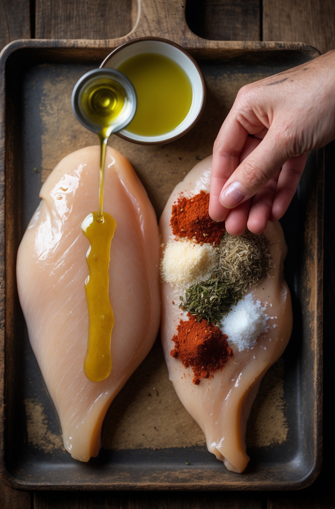 Oven Baked Chicken Breast Recipe – Easy, Juicy, and Perfect for Any Meal 4 step 3 8