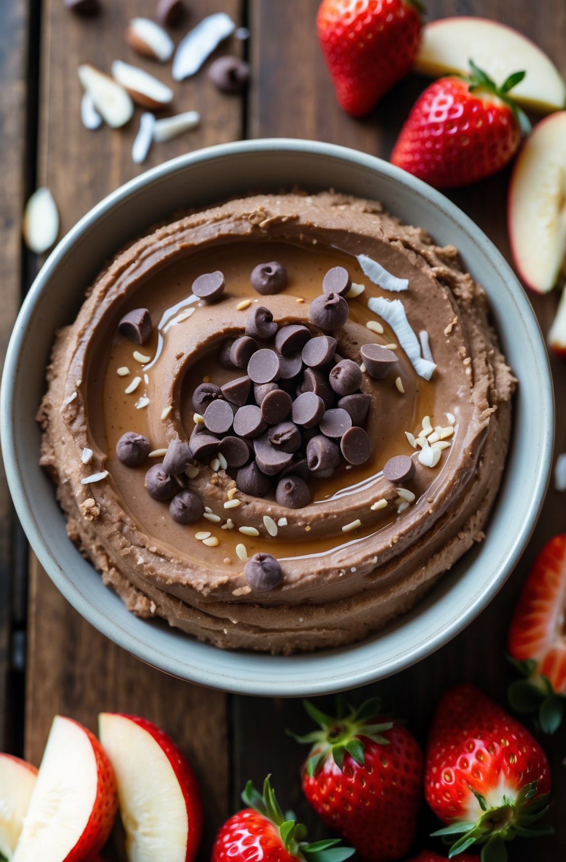 Chocolate Hummus Recipe -A Sweet and Healthy Chocolate Dip 7 step 6 2