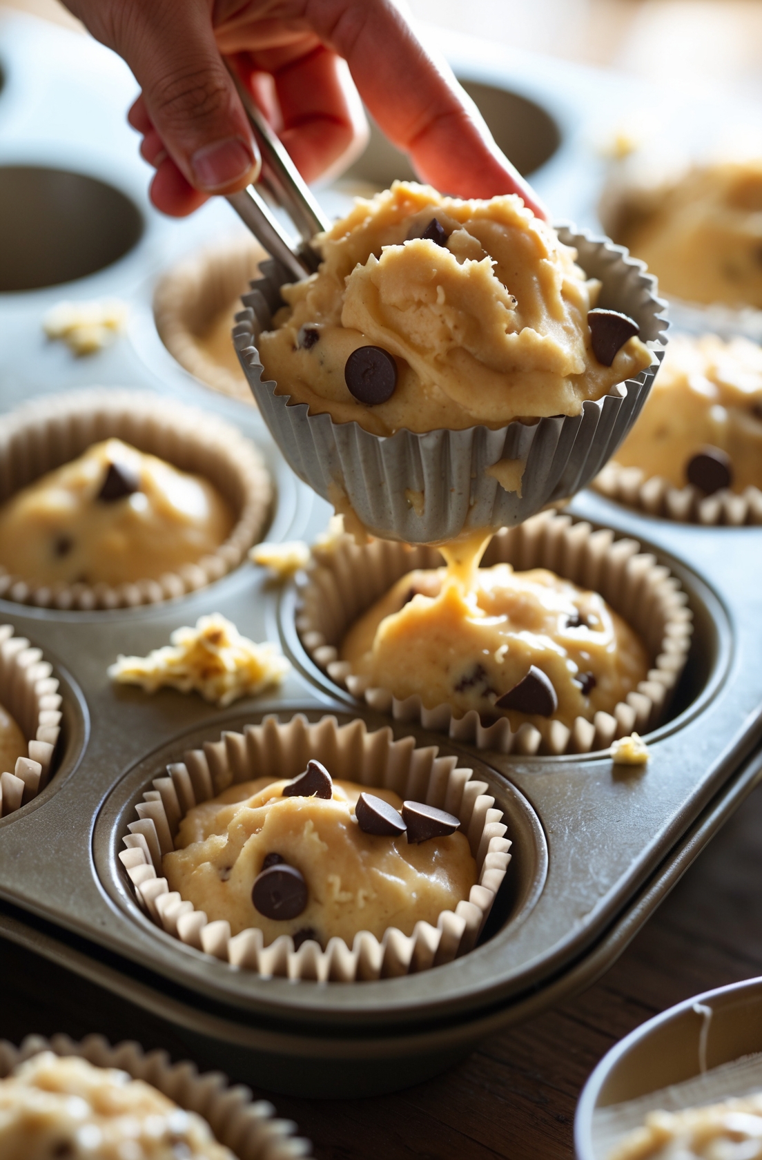 Banana Chocolate Chip Muffins Recipe 7 step 6 3