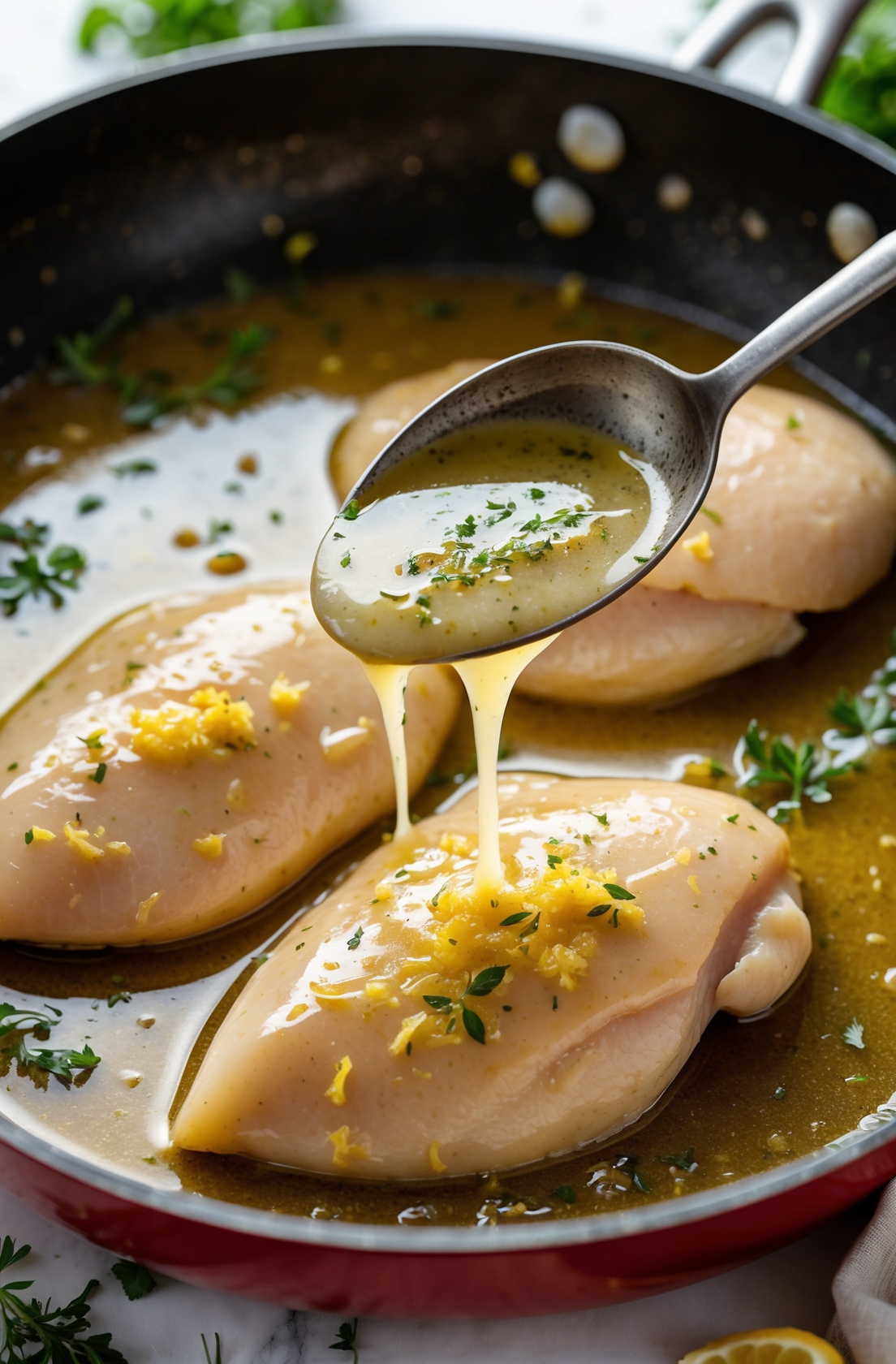 Lemon Garlic Chicken Recipe – Fresh, Juicy, and Easy to Make 5 step 4