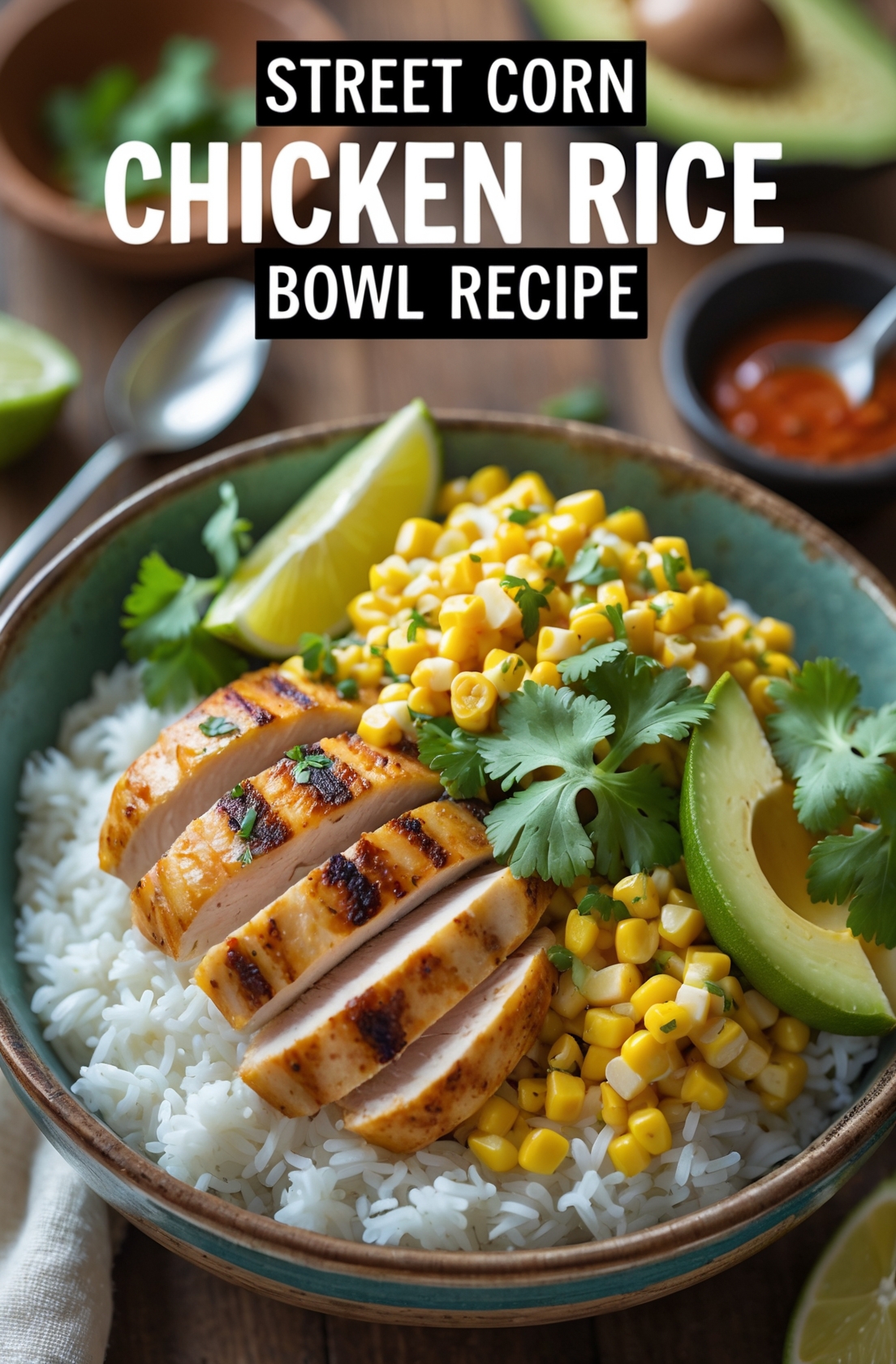 Street Corn Chicken Rice Bowl Recipe