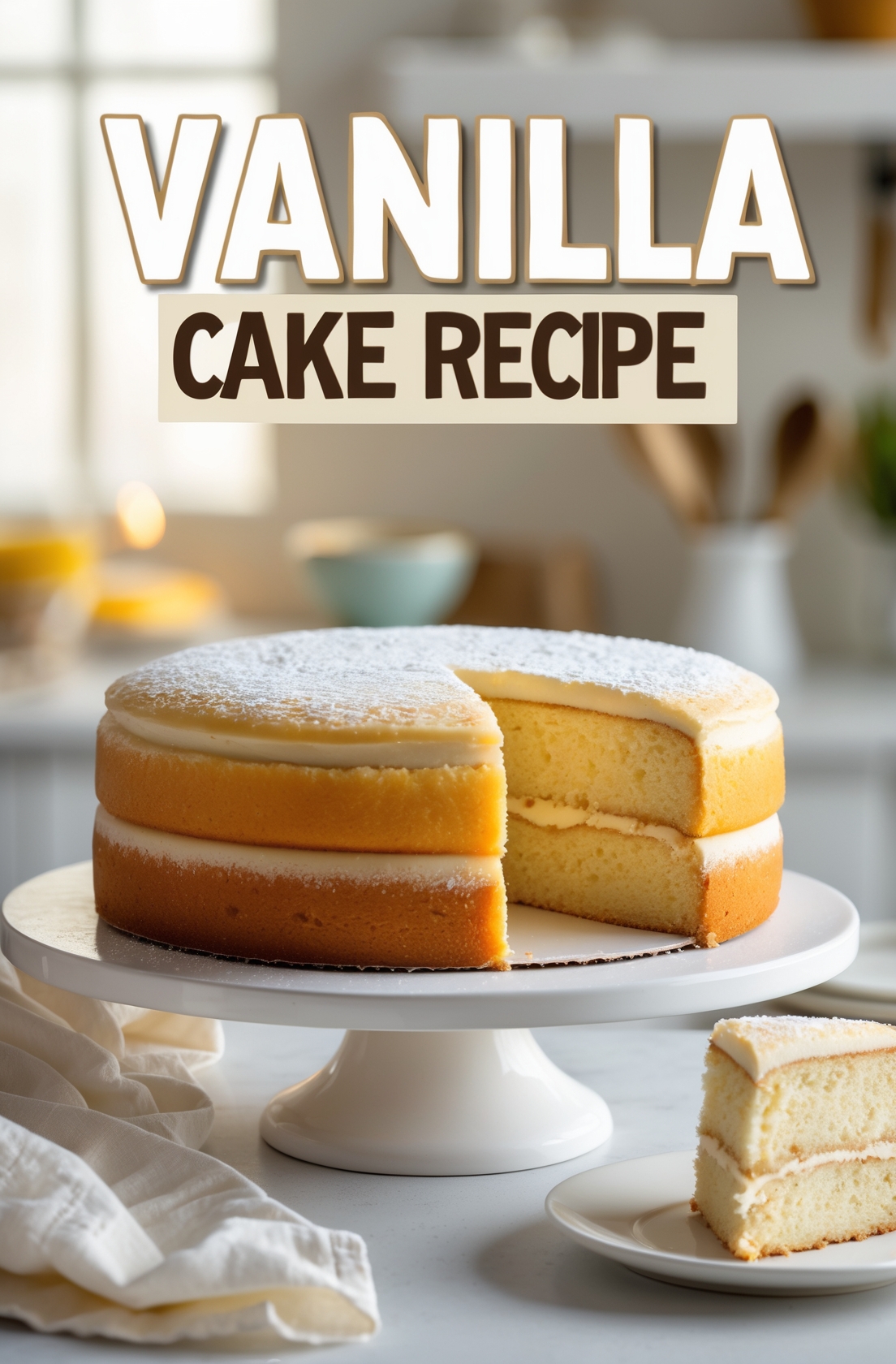 Vanilla Cake Recipe - A Soft, Sweet Classic Everyone Loves 1 Vanilla Cake Recipe