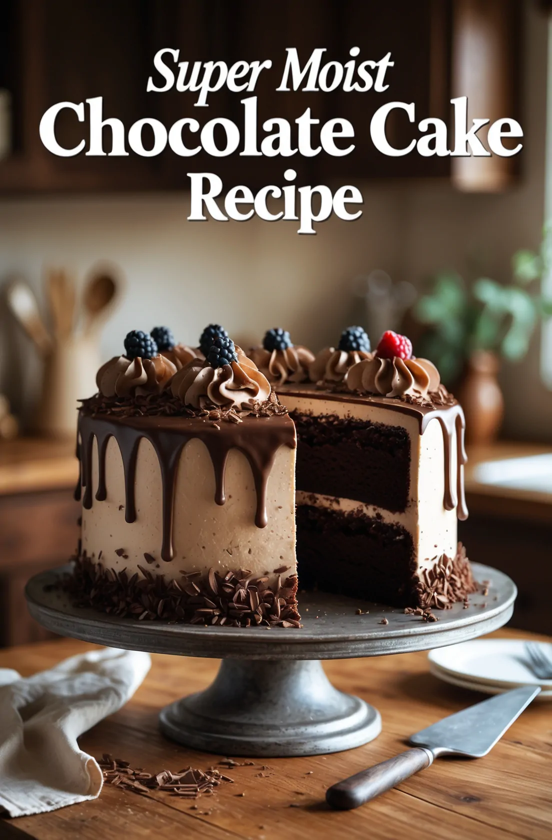 Super Moist Chocolate Cake Recipe- A Sweet and Easy Treat 1 super moist chocolate ckae recipe