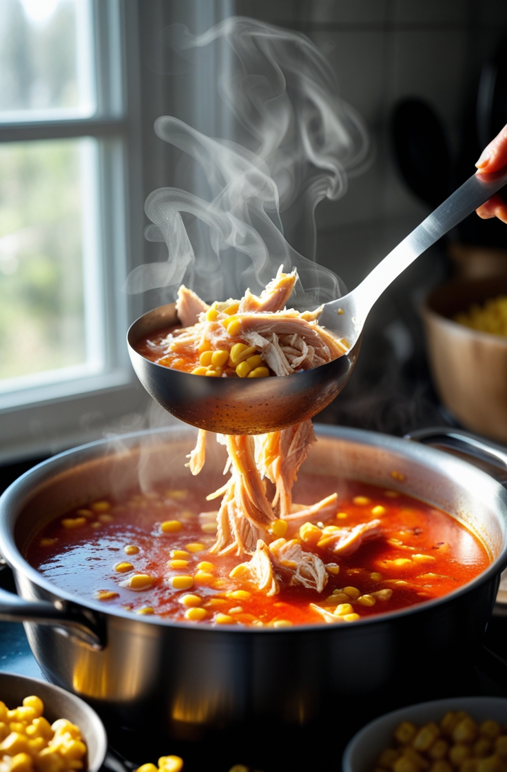 Chicken Tortilla Soup Recipe – Simple, Tasty, and Homemade 5 step 4